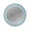 Head West Sea Glass 2 Tile Framed Round Wall Vanity Mirror - 30" x 30"